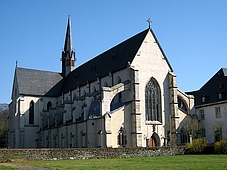 Abteikirche von Nordwesten